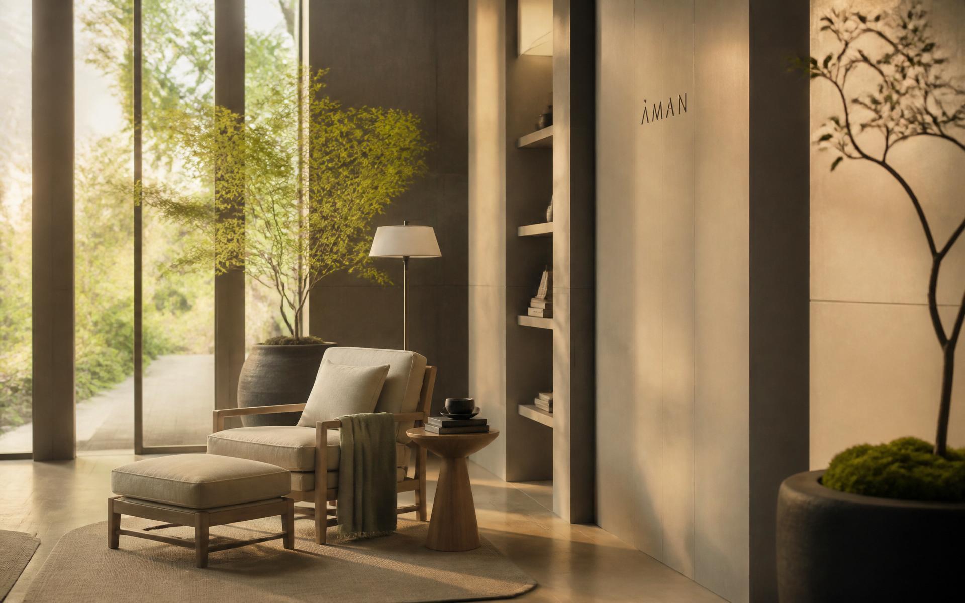 A peaceful reading nook filled with morning light